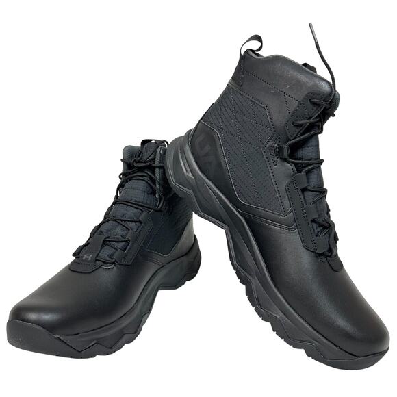 NIB Under Armour Stellar G2 6" Tactical Boots Black 3025578-001 Men's US 12 New - Picture 1 of 8